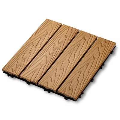 Outdoor Composite Decking Interlocking Tiles